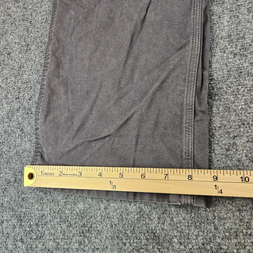 Ariat Rebar M4 Relaxed‎ Straight Grey Canvas Work Pants Mens 44x32 (Measures 30)